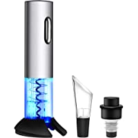 Wiwoney Sacacorchos Recargable - Tamaño Pequeño- Abridor de Botellas Portátil- Sacacorchos Eléctrico de Acero Inoxidable…